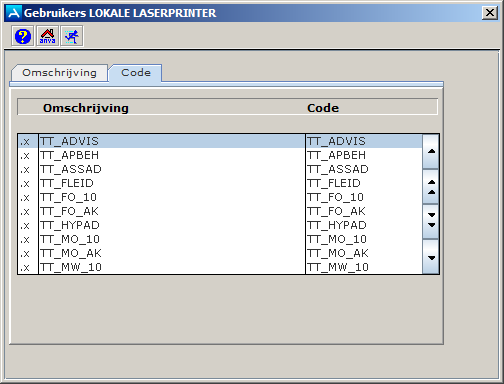 PrinterToekennenAanGebruikerNamen