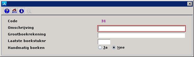 FHAA ingave code gegevens