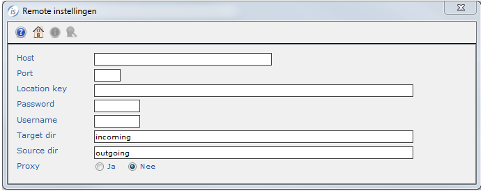 BOUB_remote instellingen