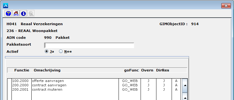 BOAE_GIM pakketonderdelen koppelen_pakketsoort