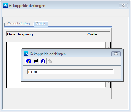 BPBD combinatiedekking gekoppelde dekkingen