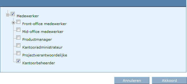 BGG_kantoorrol Aplaza vanaf extranet