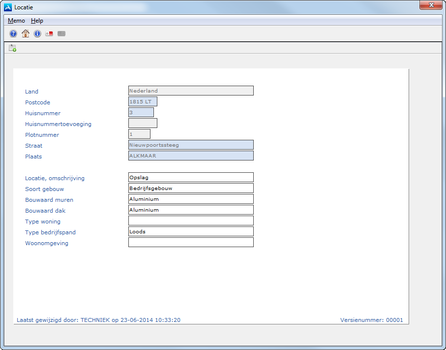 AN_Objectregistratie_venster Locatie