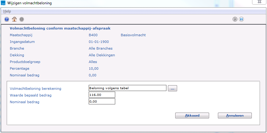 A_Wijzigen volmachtbeloning