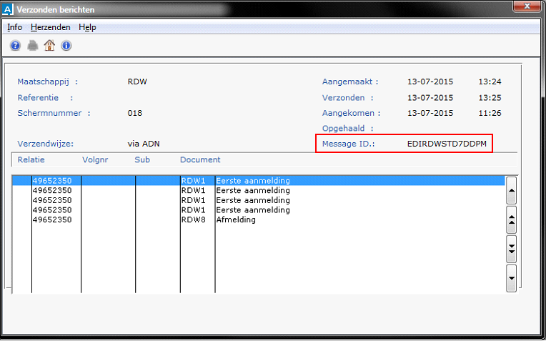 LNIV_verzonden berichten