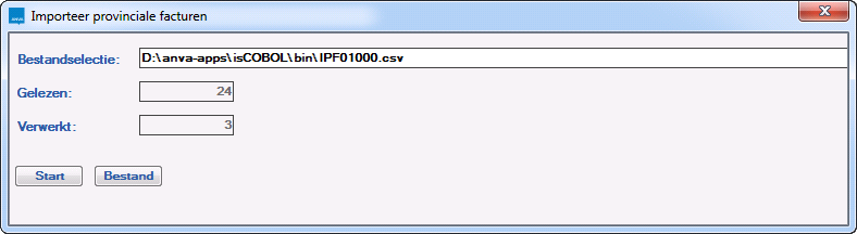 IRF_importeer provinciale facturen