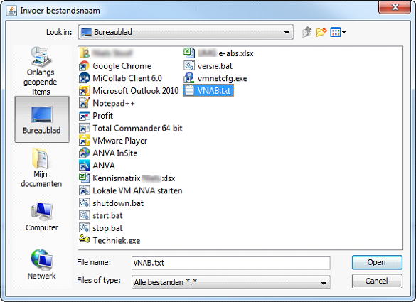 BOVVI_bestand kiezen