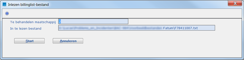 FRPII_Itemized Payment inlezen