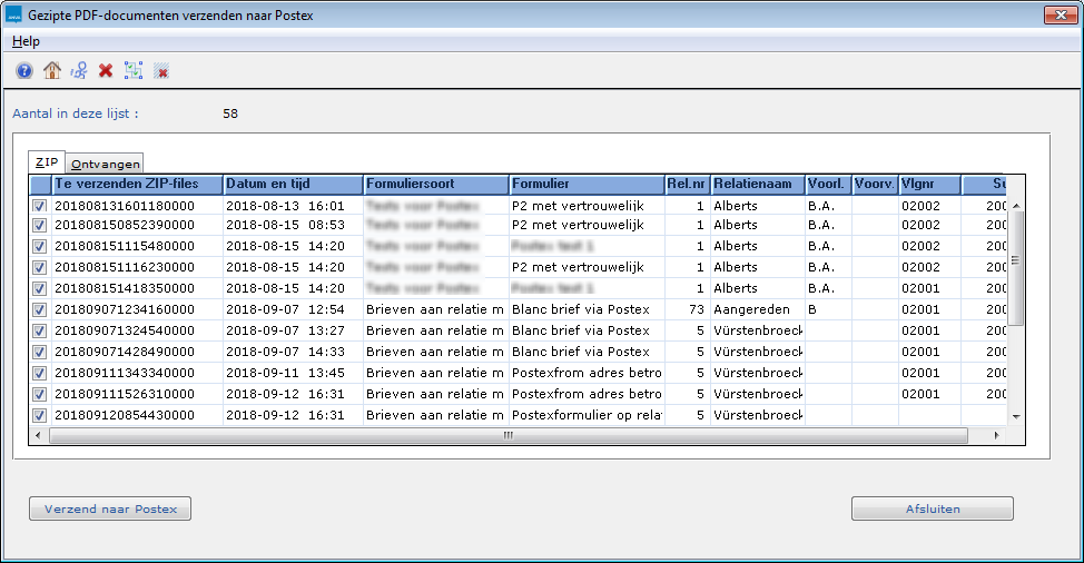 IDPT_Gezipte pdf documenten naar Postex