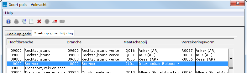 BVPV_lijst polissoorten advies en bemiddeling