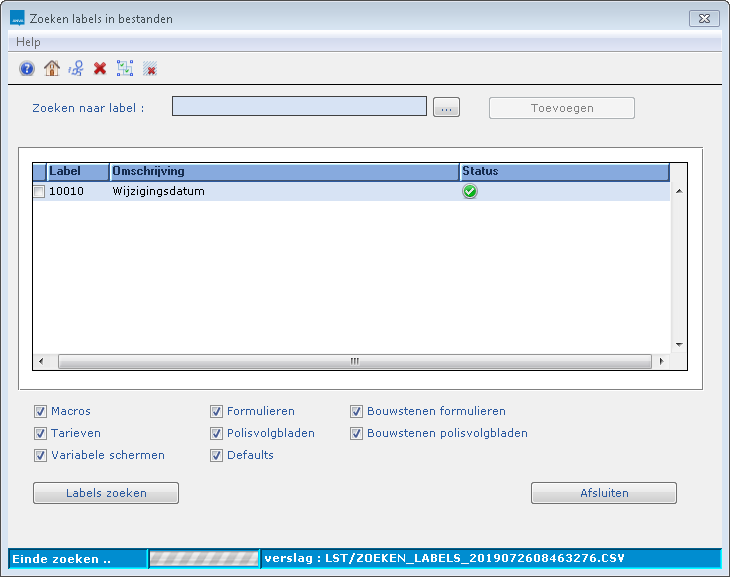 IIBL_labels in bestanden