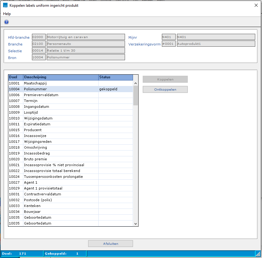 IIVUI_labels koppelen
