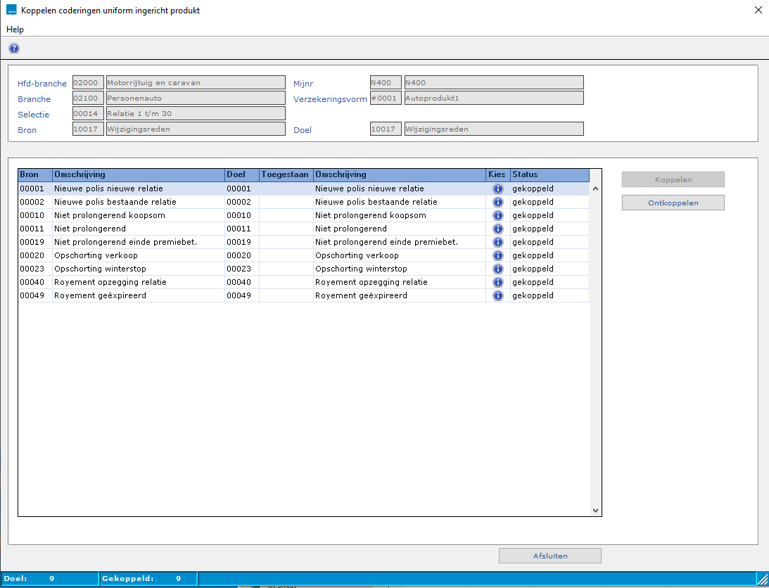 IIVUI_coderingen koppelen
