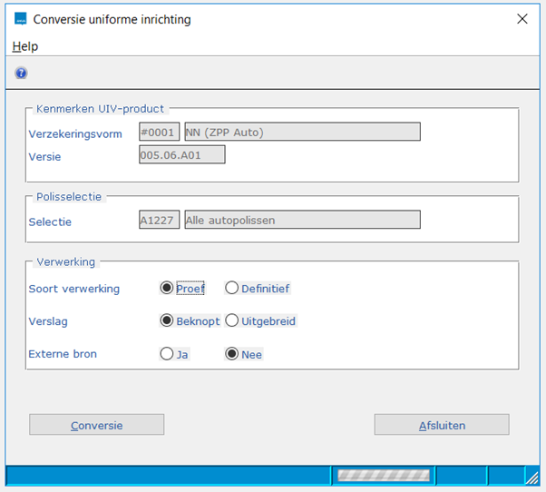 IIVUV_conversie uniforme schermen