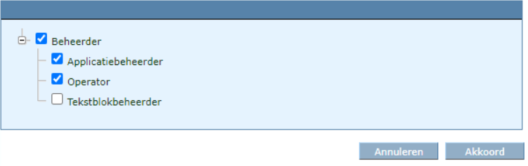 Pad BOT gebruikersrollen