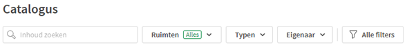 Filter Catalogus