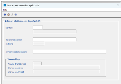 inlezen elektronisch dagafschrift