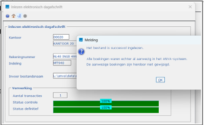 melding elektronisch dagafschrift