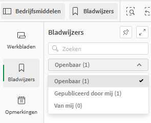 Bladwijzer delen